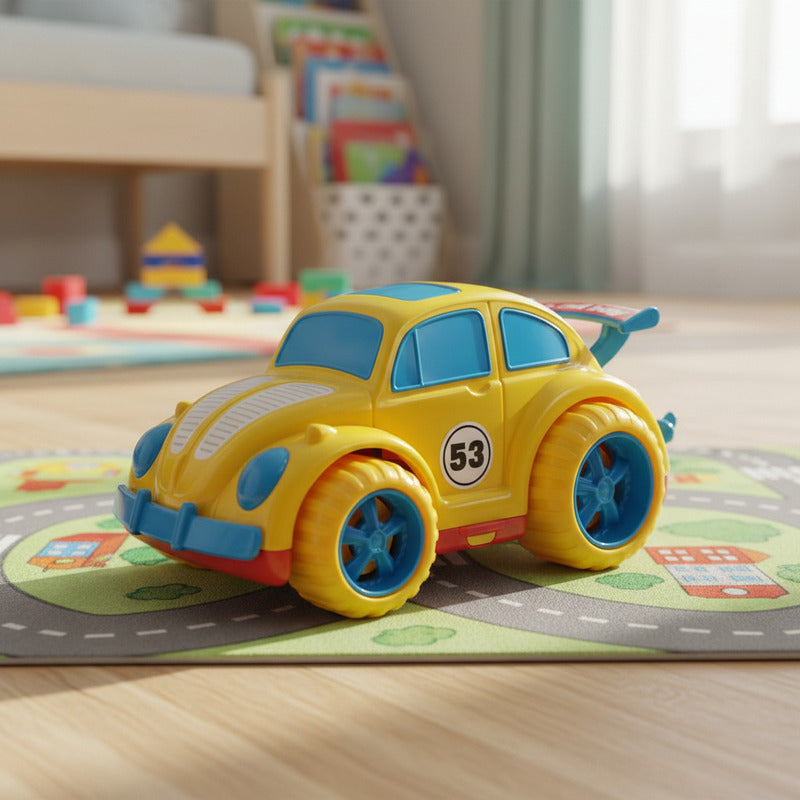 Auto De Juguete Fusca Con Ojos