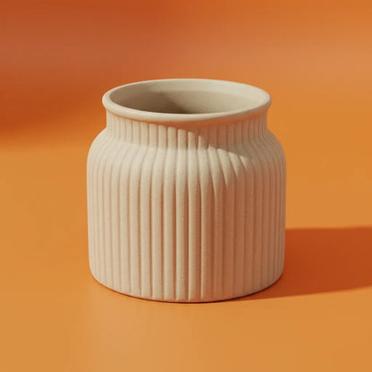 Maceta Cerámica Con Cuello 9,5 cm