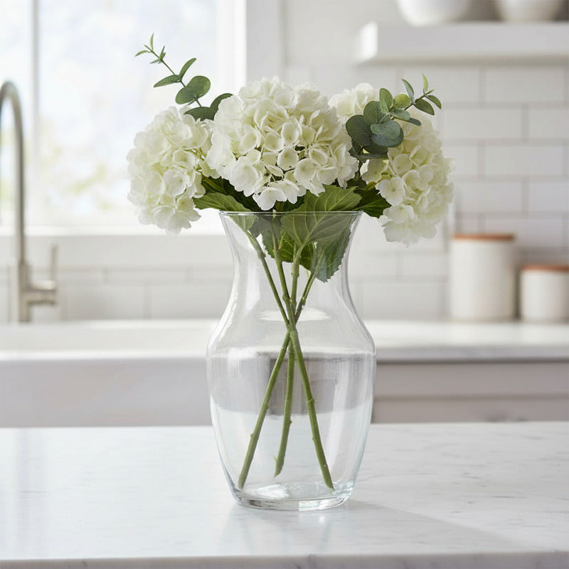 Florero De Vidrio Con Cuello