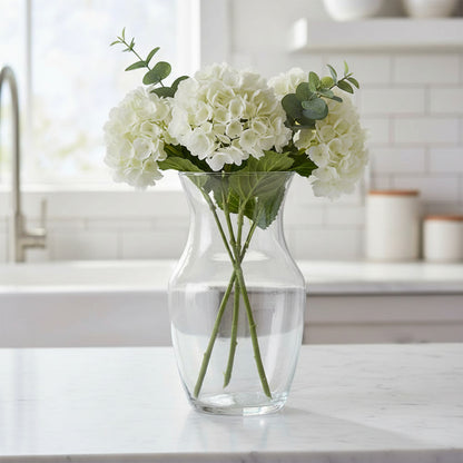 Florero De Vidrio Con Cuello