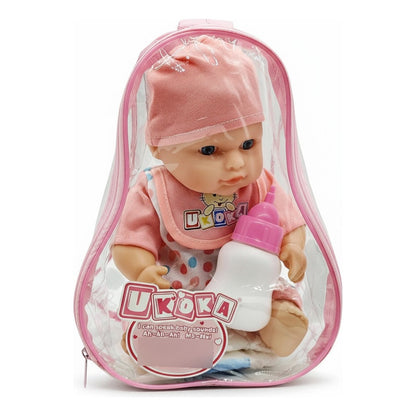Bebote Con Biberón En Mochila 20cm