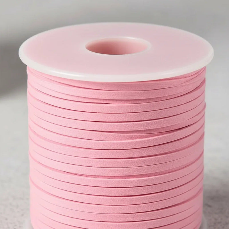 Rollo Cordón Hilo Gamuza Rosa