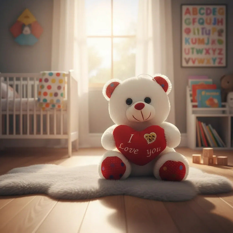 Peluche Oso Diseño I Love You