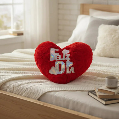 Peluche Corazón Feliz Dia