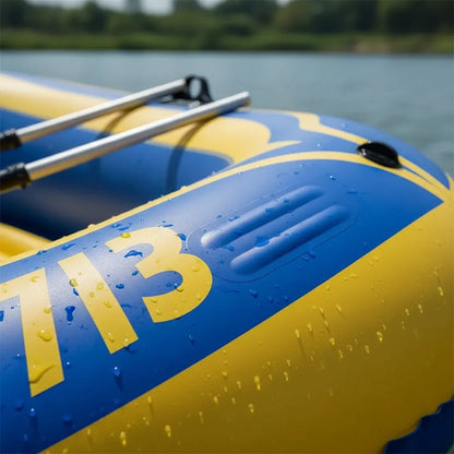 Bote Inflable Para 2 Personas + 2 Remos E Inflador