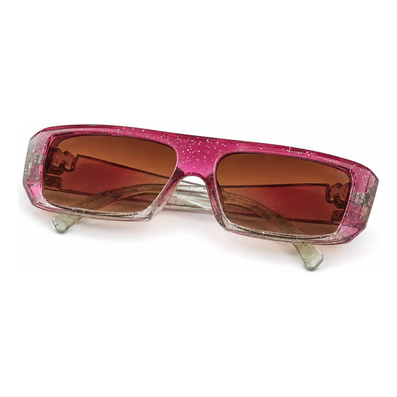 Lentes Rectangulares Con Glitter