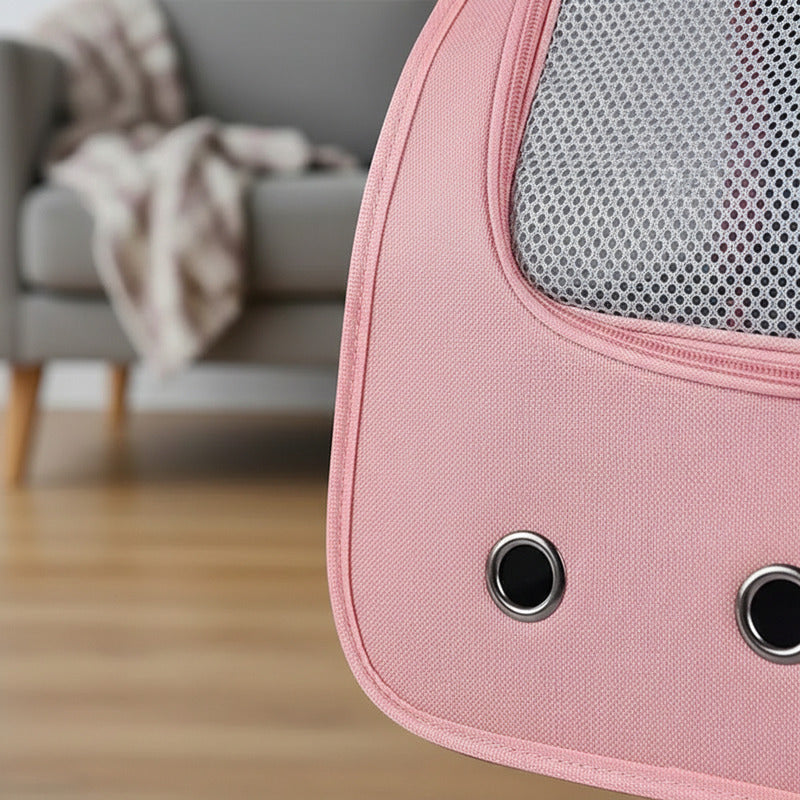 Mochila Transportadora Para Mascotas 28,5 X 35,5 cm