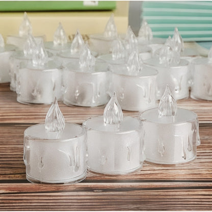 Vela Led Transparente Blanco Cálido 5cm