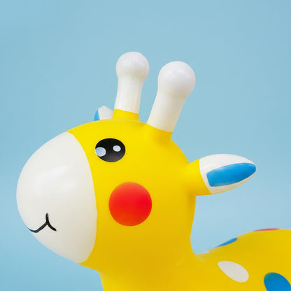 Jirafa Saltarín De Goma Inflable 65 X 54 cm