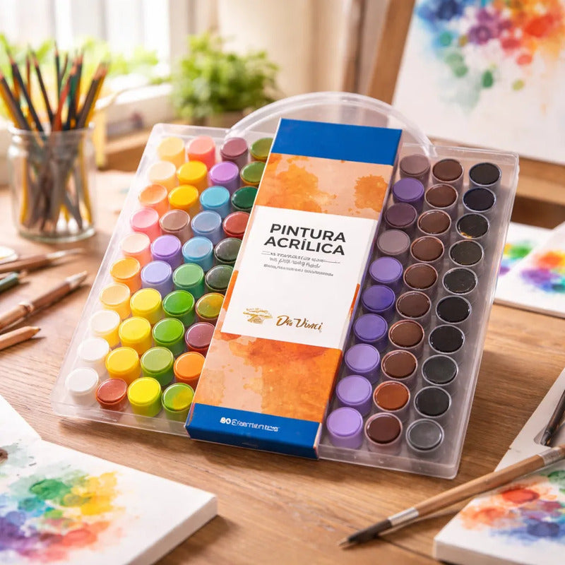 Set De Arte Pintura Acrílica