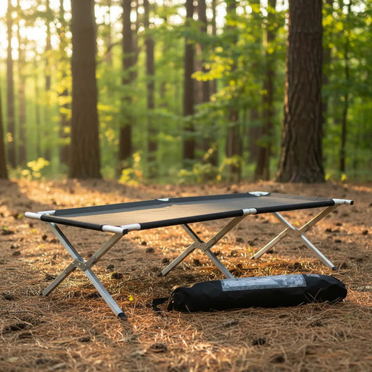 Cama Catre Plegable Para Camping Acero