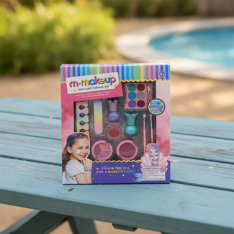 Set De Maquillaje Y Manicura