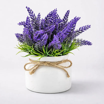 Planta Artificial Lavanda En Maceta