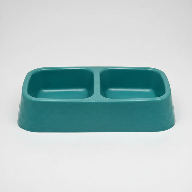 Comedero Doble Para Mascotas 24 X 5,5 cm