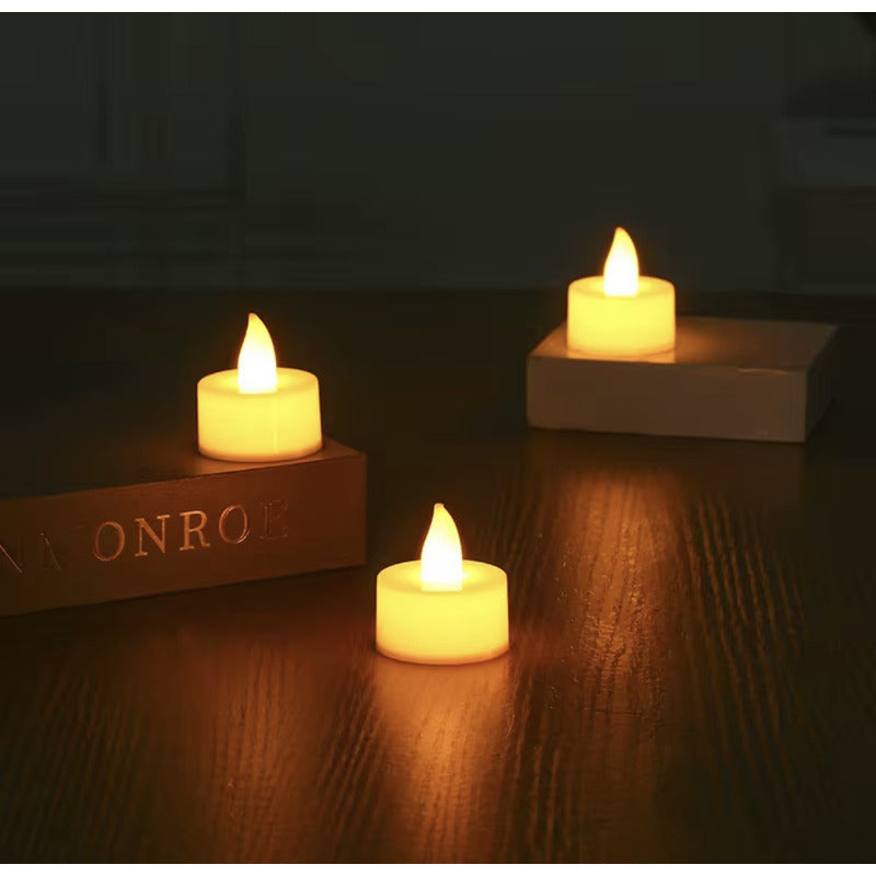 Vela Led Mini 3,5cm Blanco Cálido X10