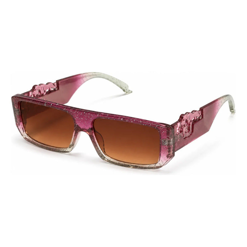 Lentes Rectangulares Con Glitter