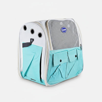 Mochila Transportadora Para Mascota Con Bolsillos 35 X 35 cm