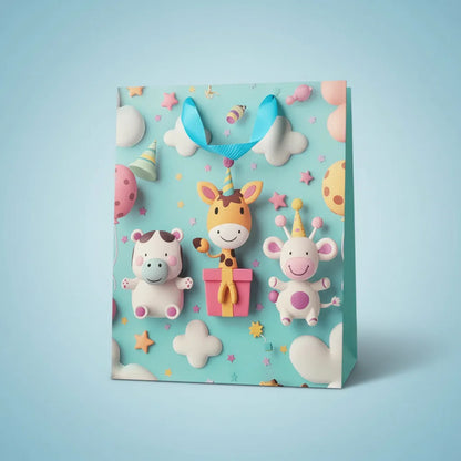 Bolsa De Regalo Mediana Diseño Infantil 3D