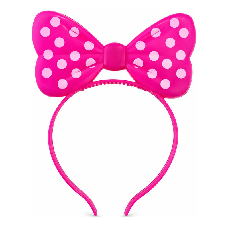 Vincha Minnie Lunares con Luz