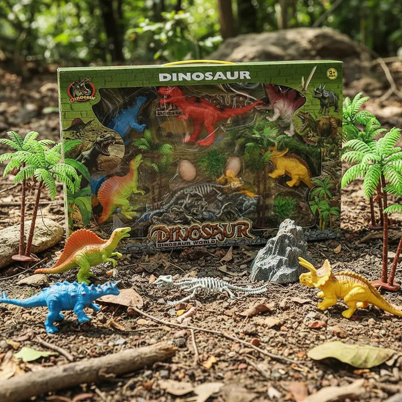 Set Dino En Caja Grande