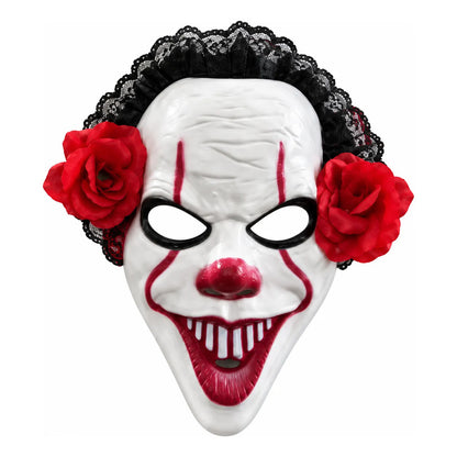 Mascara Payaso It con Encaje y Rosas