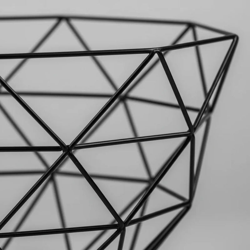 Canasto De Metal Decorativo