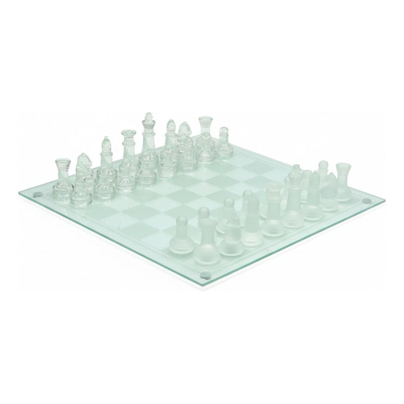 Ajedrez De Vidrio Premium 30 X 30