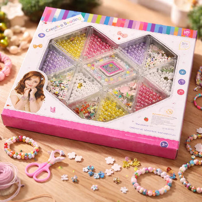 Set Para Crear Pulseras En Caja Corazón