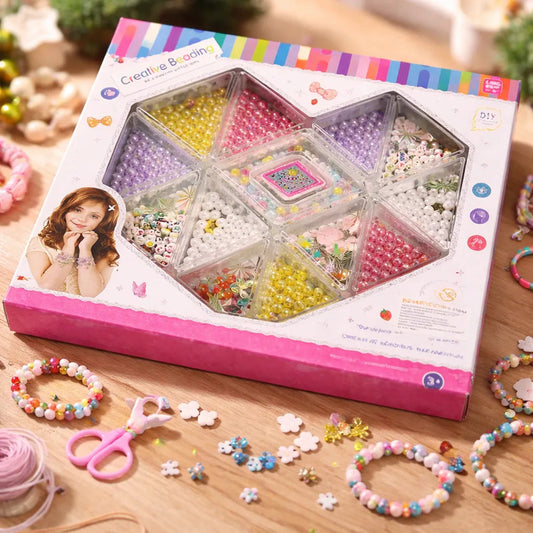 Set Para Crear Pulseras En Caja Corazón
