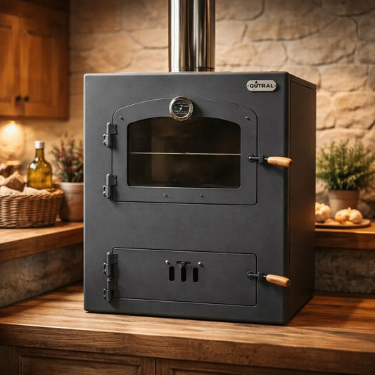 Horno A Leña Qutral Modelo Gourmet 375 + Kit De Instalación