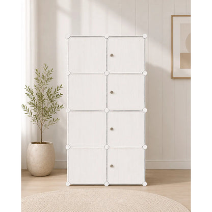 Mueble Texturizado Multifunción De 8 Módulos