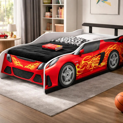 Cama Auto De Niño 1 Plaza Mdf