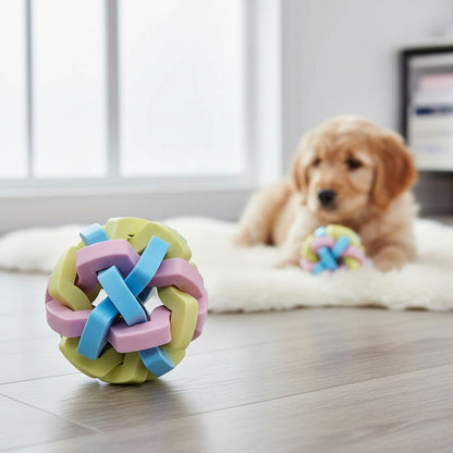 Pelota De Silicona Para Mascotas 9 cm
