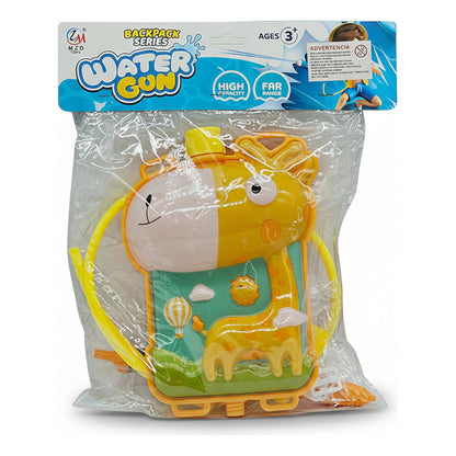 Pistola De Agua Mochila Jirafa 22 X 16 cm