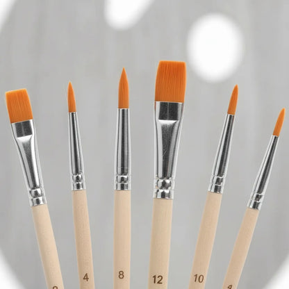 Set De Paleta Y  Pinceles