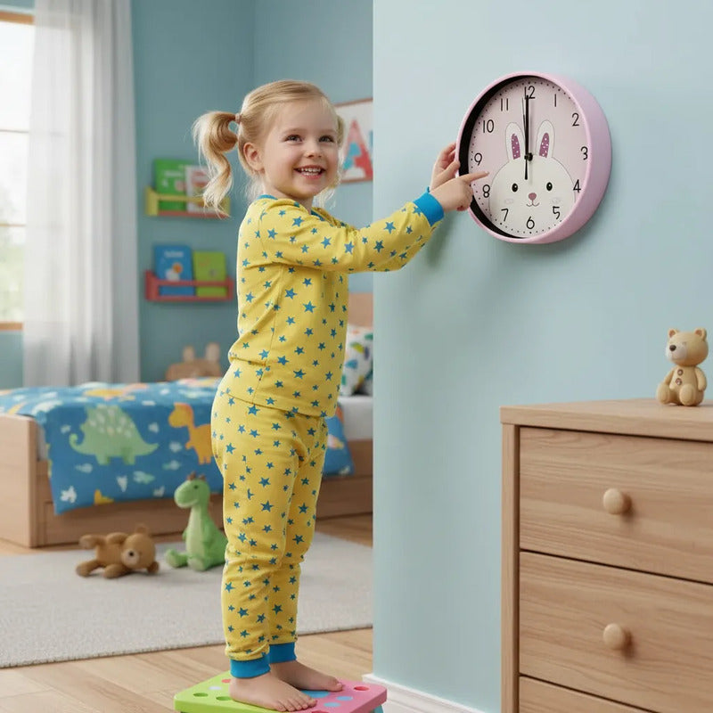 Reloj De Pared Infantil Conejo