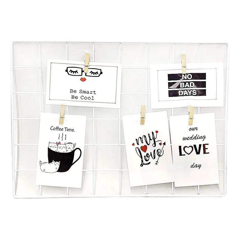 Rejilla Para Colgar Fotos 48 X 38 cm