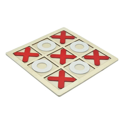 Juego De Mesa Tatetí De Madera 22,5 X 22,5 cm