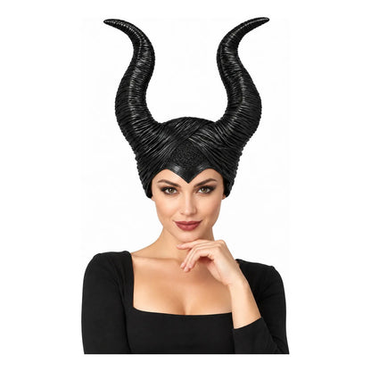 Gorro Cuernos Maléfica Látex