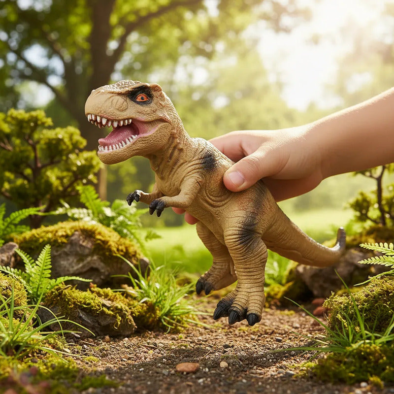 Dinosaurio De Goma 22 X 31 cm