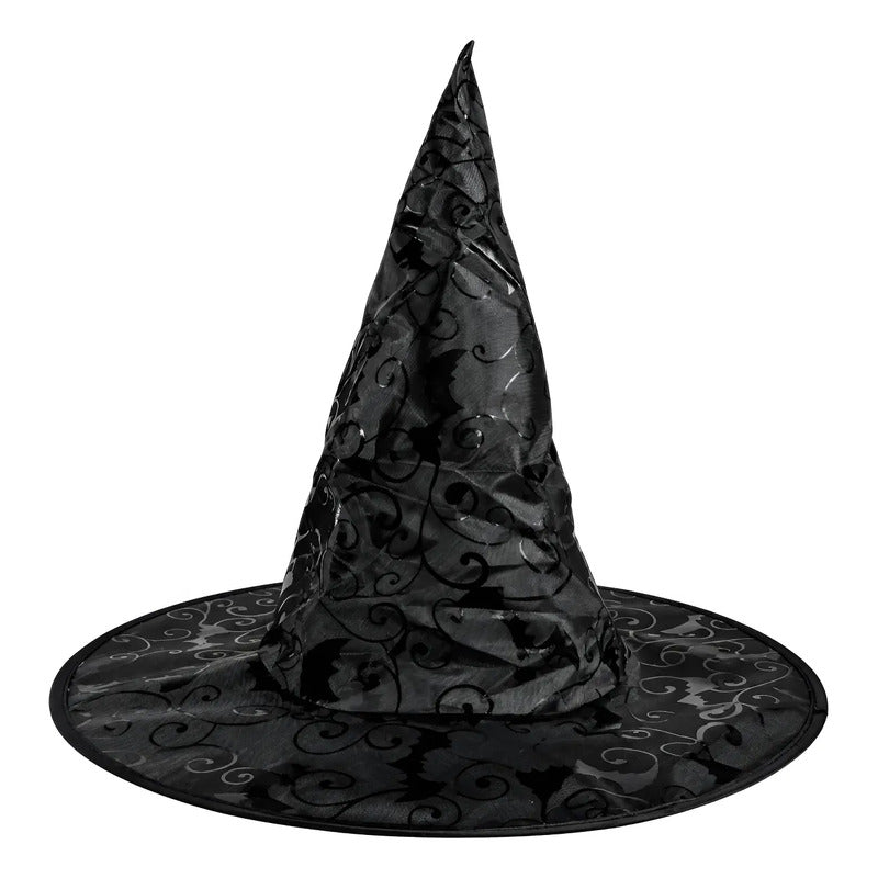 Sombrero de Bruja con Murciélagos