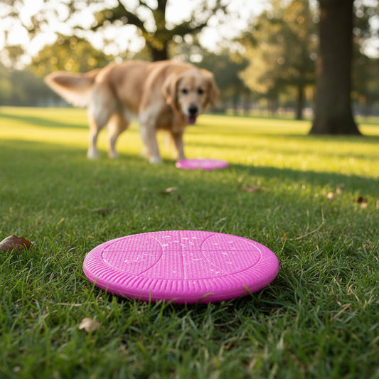 Frisbee Para Mascotas De Silicona 19 cm