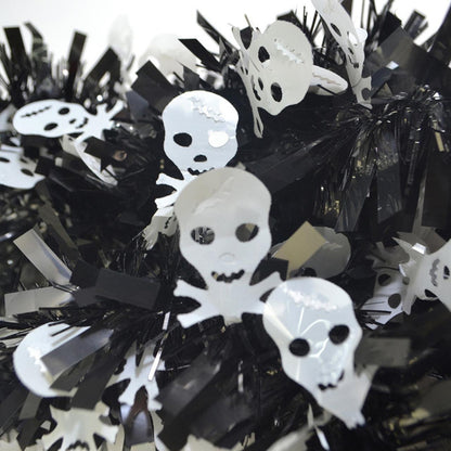 Boa De Halloween Cráneos 4mts