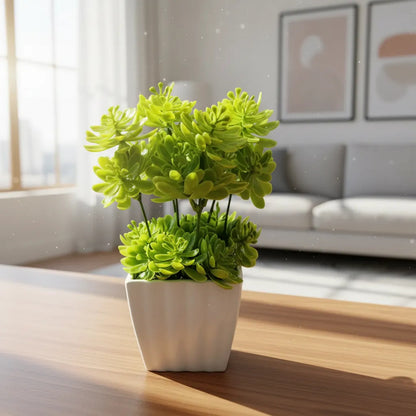 Planta Artificial Sedum En Maceta