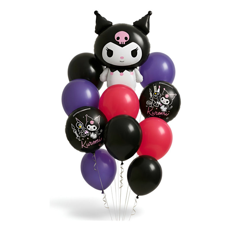 Set De Globos Kuromi X9