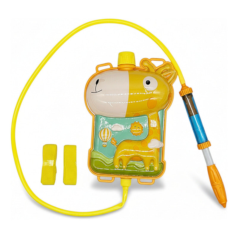 Pistola De Agua Mochila Jirafa 22 X 16 cm