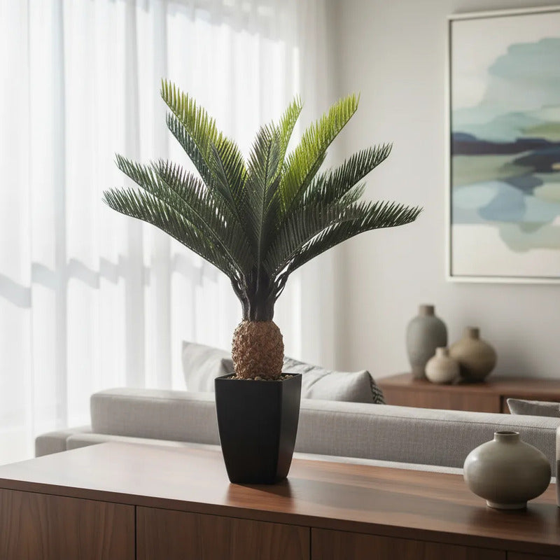 Planta De Plama Piña Artificial 63 cm