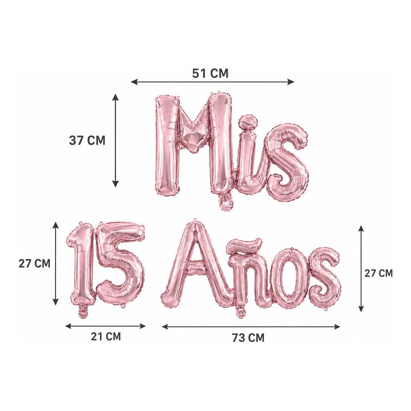 Globos Mis 15 Años