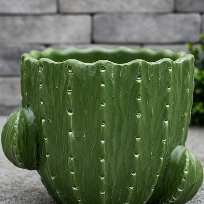 Maceta De Cerámica Diseño Cactus