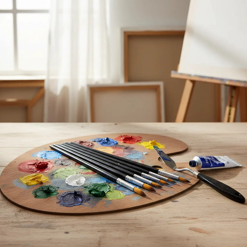 Set De 9 Pinceles Corot En Punta